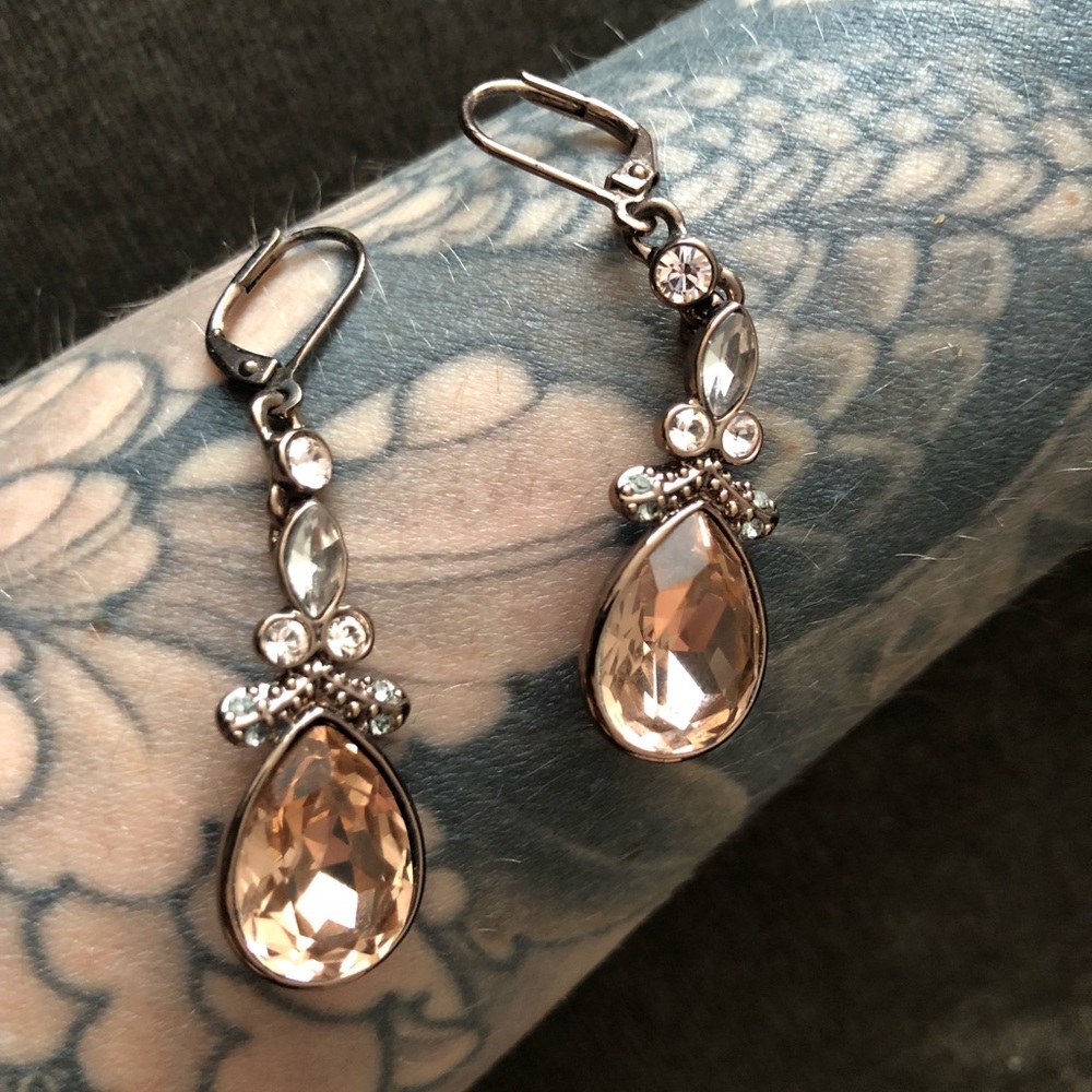 Rose Gold Dangle Earrings